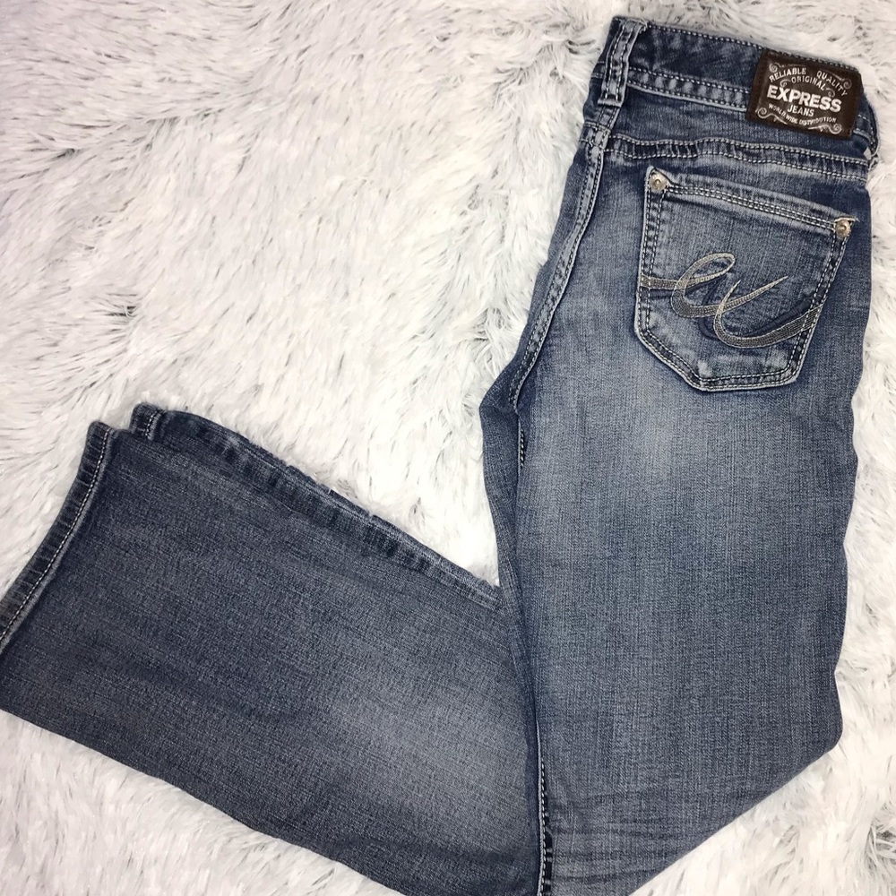 Express Jeans Barley Boot Low Rise Size 2s